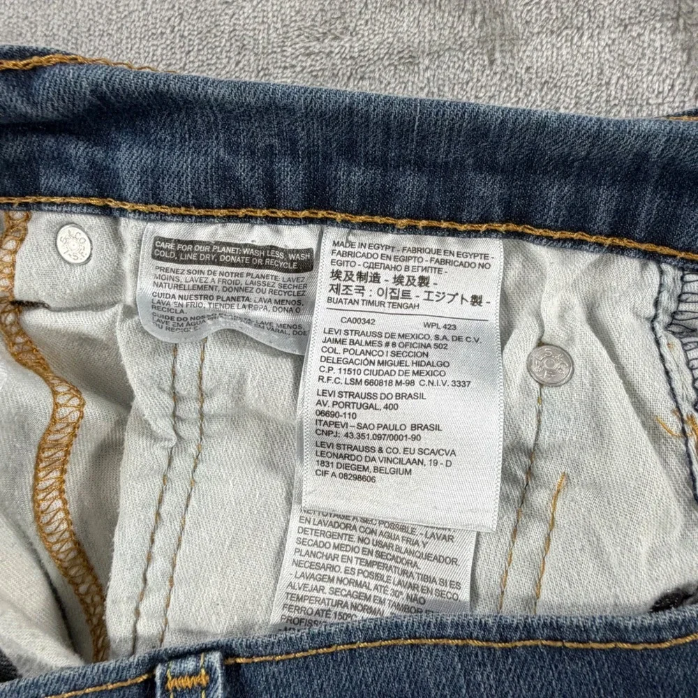Levis 502 Regular Tapered Jeans Mens 38x38 Blue Denim 59684-0003